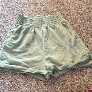 Nike Green high rise shorts